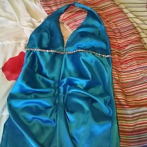 Blue prom dress